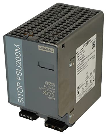 6EP1333-3BA10 | SIEMENS SITOP PSU200M POWER SUPPLY IN: 120/230-500 VAC OUT: 24VDC/5A