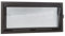 ACO 80x40cm Nebenraumfenster Einfachglas + Schutzgitter Kippfenster Fenster braun