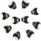 Larcele 10 Stück 12mm Momentan Wasserdicht Push Button Mini DruckTaster Druckknopf ANKG-01 (Weiß) MEHRWEG