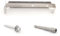 Eagle 1-5 & 6 Heavy Duty Aluminum Gutter Hanger Brackets - Screw and Chuck Included - Bulk Hidden Rain Gutter Bracket Hooks (25, 6)