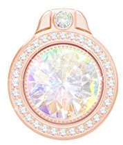 lenoup Glitter Bling Bling Smartphone Handy Ring Fingerhalterung, Sparkle Handyring Künstlicher Diamantständer, Strasszellen Handyringhalterung Finger für Telefone, Pad (Rosé Gold)