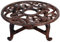 Rivanto® Stövchen, Teewärmer im antik Design, aus Gusseisen, in braun, ca. 19 cm x 19 cm x 7,1 cm