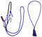 ARBO-INOX Knotenhalfter Zügel Halsring Kombiset Knotenhalfter-Set (Full Warmblut, Blau)