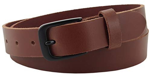Vascavi ® Ledergürtel aus Rindleder, 3 cm breit und ca. 0,3 cm stark, echt Leder Gürtel, Made in Germany, kürzbar, für Damen und Herren #3-0008fr