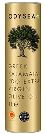 Odysea PDO Kalamata Extra Virgin Olive Oil 1L Round Tin