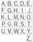CDIYTOOL Buchstabenschablonen im Scrabble-Stil, 10,2 cm, wiederverwendbar, Familiennamen zum Malen auf Holz, Malschablone für Heimdekoration & DIY