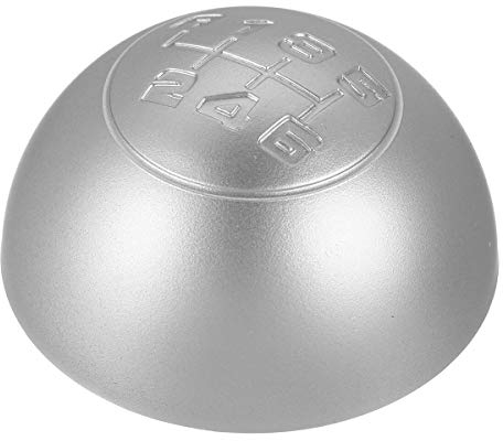 6 Gang Schaltknauf Kappe Abdeckung 55346345 silber für Alfa Romeo Giulietta 2010