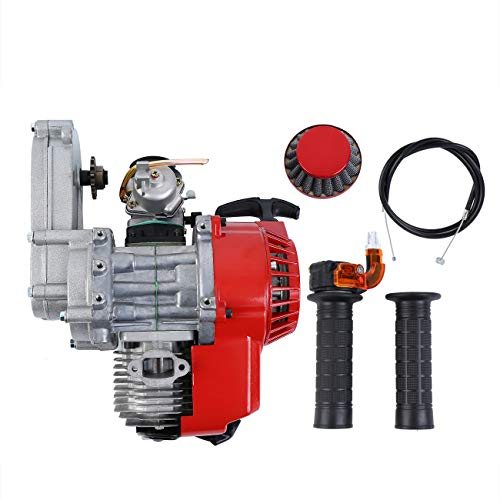 Samger 2 Temps 49CC Moteur Dirt Bike Cross Pocket bike Enfants Quad Mini Boîte de Vitesses Carburateur