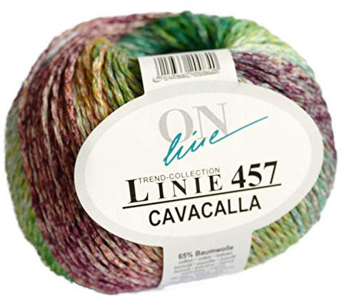 Online Cavacalla 108, Baumwollgarn mit Viskose und Leinen, Farbverlauf zum Stricken oder Häkeln
