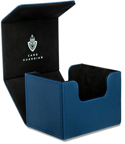 Card Guardian - Premium Deck Box for 100+ Cards for Trading Card Games TCG (Blue)