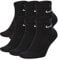 Nike SX7669-010 Everyday Cushioned Calzini Uomo BLACK/WHITE Taglia S