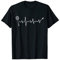 Badminton Herzschlag Federball EKG Badmintonspieler T-Shirt