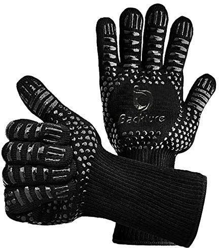 VDISRR Gants de Barbecue,Gants de Four,Gants de Cuisson résistants à la Chaleur Jusqu'à 1472 ℉/800 ℃ Antidérapants Silicone Gant pour BBQ/Jardinage/Cheminée/Soudage