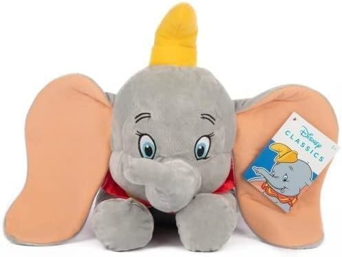 Dumbo Disney Classics | Groß in Flugposition | Stofftier mit Sound | Geeignet für alle Altersgruppen