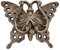 LLAA Türklopfer Door Knocker Schmetterling Türklopfer Für Haustür, Antiker Stil Rustikal Türklopfer, Handgefertigtes Gusseisen, Für Wandkunstdekor/Hof