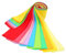 perfeclan Quiltstreifen Jelly /40 Farben Vorgeschnittener Baumwollstoff Bunte Baumwoll-Patchwork-Stoffstreifen zum Aufrollen von Baumwollstoff, 40St