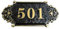 Anpassbar Hausnummernschild für Garten Hausnummer Retro Türschild Personalisierte Zimmernummer Benutzerdefiniert Acryl-Türschild Bronze Hausschild Winddicht Wasserdicht Haustürschild mit Wunschnummer