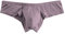 Faringoto Slip de bain pour homme en forme de U convexe - Taille basse - Modal, rose, Large