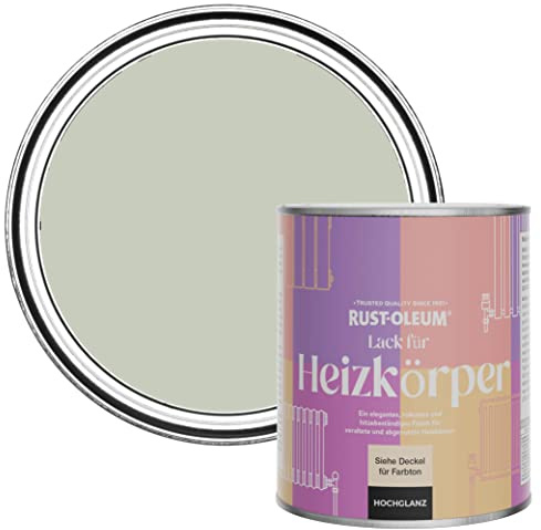 Rust-Oleum Green Heat Resistant Radiator Paint in Gloss Finish - Aloe 750ml