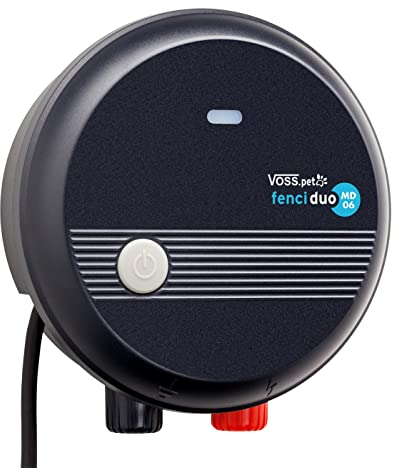 VOSS.PET fenci MD06 Weidezaungerät 12V 230V, Haus, Hof, Pferde, Hunde, Hühner, Wildtiere, Elektrozaungerät, Elektrozaun, Weidezaun