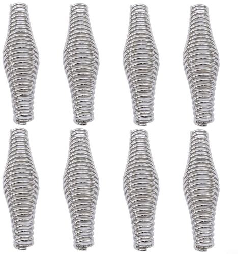 Feder-Herdgriff, Edelstahl-Grifffeder, Stahl-Zink-Federgriff, Grill, Holzofen, Smoker (8 Stück)