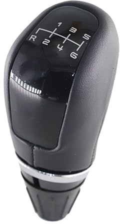 Car Gear Shift Knob 5/6 Geschwindigkeit Für Benz W140 W163 W168 W169 W202 W204 W210 W211 W212 W220 W638 Schaltknauf Manuelle Übertragung Getriebe Shift Schaltmanschette Knauf (Farbe : 6 Speed)