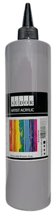 SÜDOR PINTURA ACRÍLICA 500 ml Apto para vertido acrílico. Pinturas de artista altamente pigmentadas para pintar sobre madera, lienzo, piedra, papel, tela y metal. Resistente al agua. Vegano. (violeta