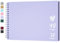 Hiwhy Fotoalbum Scrapbook 28x20,5 cm 20 Blätter DIY Scrapbook Hartes Kraftpapier Baby Erinnerungsbuch Familie Geburtstag Hochzeitstag Scrapbook, Violett