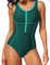 Charmo Sport Badeanzug Damen Bauchweg Einteilige Bademode Große Größe Sport Schwimmanzug Shape Badeanzug Swimsuits for Women