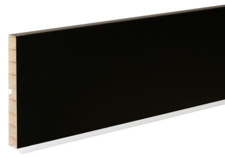 AERREGI ZOCCOLO NERO PER CUCINA BATTISCOPA ALTEZZA 10, 12 E 15 CENTIMETRI | ZOCCOLO IN PVC COLORE NERO LUNGHEZZA 200cm | PRODOTTO MADE IN ITALY DI ALTA QUALITA' (1, Nero, H150 mm)