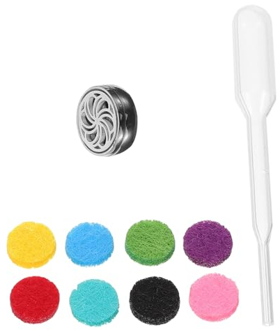 SEWOART 1stück Aromatherapie Clip Für Masken Duft Diffuser Mit Clip Eleganter Aromaklammer Für Ätherische Öle Tragbar Und Vielseitig Für Kleidung Und Taschen