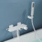 XJTNLB Robinet Cascade Mural Baignoire Blanc Mitigeur Bain Douche Robinet Mitigeur et Douche de Salle de Bain Baignoire