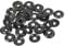 sourcing map 50Pcs Cup Washer Countersunk, Iron Black Countersunk Finish Washers for M4 Screws (M4 ID x 14mm OD x 2mm Thick)