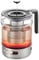 GEFU Teekanne T-PREP 1.500 ml mit Stövchen | Borosilikatglas & Edelstahl | Brüh-Stopp-Funktion, mikrofeiner Filter, hitzebeständig
