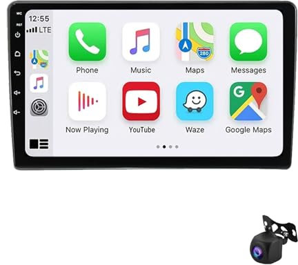 Android 12 Double DIN Autoradio per Opel Zafira B 2005-2014 | Radio FM RDS + 9 Pollici Schermo MP5 Lettore Multimediale con GPS 4G WiFi Bluetooth Mani libere Comandi al Volante(XY4 4Core 2+32G)