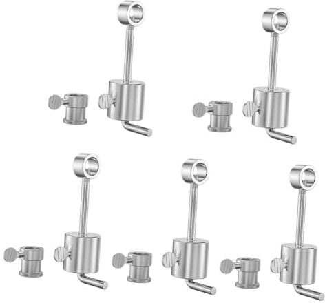 BESPORTBLE 5sets Rotisserie Balance Weight for Grill Rack Spit Rotisserie Spit Weight Stainless Steel Stopper for Electric Bbq