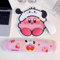 Tapis de souris de jeu, câlin, monde animal, clavier et tapis de souris avec base en caoutchouc antidérapant pour ordinateurs de bureau et à domicile, ordinateurs portables, consoles de jeux (Kirby)