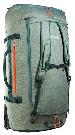 Tatonka Trolley Duffle Roller 140 l – Sac de Voyage Pliable avec roulettes et Fonction Sac à Dos – Se Range dans sa Propre Poche à Rabat – Volume : 140 l