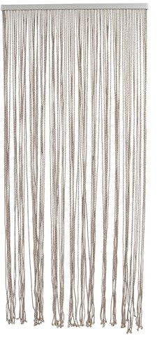 FRANK FLECHTWAREN Türvorhang Rope, 85% Coton, 15% Polyester, Polycotton, PVC-Leiste Maße: GH 200 cm, Breite 90 cm