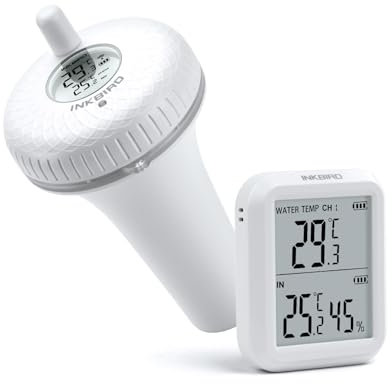 Inkbird Kabelloses Poolthermometer und Empfänger-Set