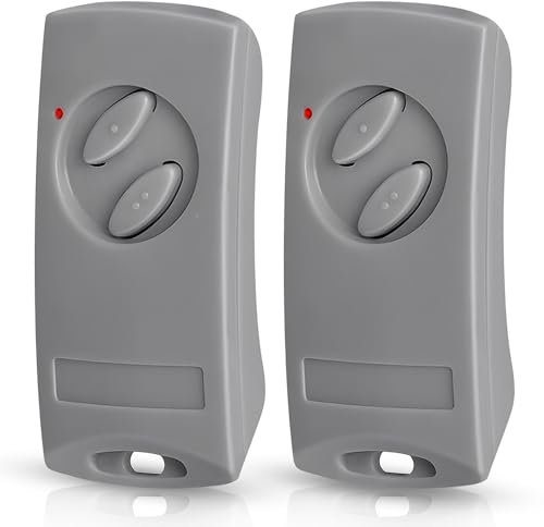 pepape 2 Stück Garagentoröffner Fernbedienung für EcoStar RSE2-433, RSC2-433, RSZ1-433, Handsender 433MHz für Hormann EcoStar Liftronic 500/700/800 für Portronic D2500/D5000/S4000