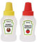 25 ml de botellas de ketchup mini tomate, recipiente de ensalada de recipiente de portátil