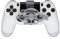 Volante di ricambio per PS4 Controller Giochi di corse Mini Sterzo 3D Stampa ruota ausiliario Controller di gioco Joystick Simulatore Gamepad (Silver)