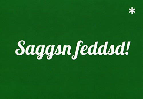 Postkarte Saggsn feddsd!