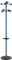 UNILUX Accueil Portemanteau sur Pied a Tate tournante avec 8 Pateres Porte-parapluies et Egouttoir 175 x 34 cm, Bleu