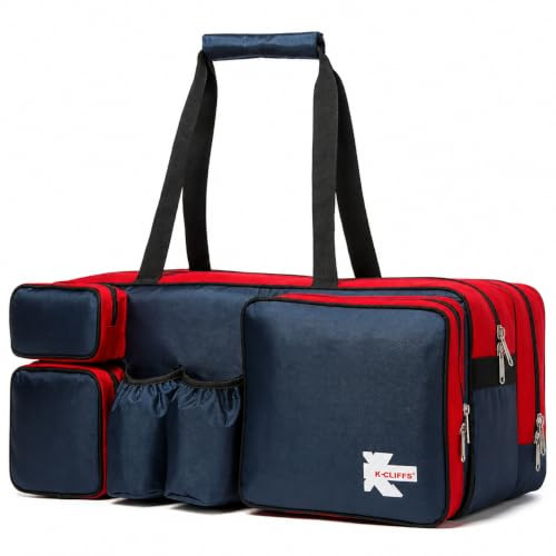 K-Cliffs Tennisschlägertasche | Deluxe Ballistic Nylon | Schuhfach