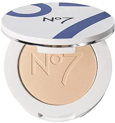 No7 Lift & Luminate Triple Action Face Powder, Light, 10g