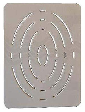 Dianhydro PEDANA per Piatti Doccia Senza Bordo cm 63 x 83 per Piatto 70x90 Tortora