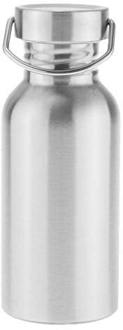 Inzopo 350 ML Bouteille Gourde Sport Bouteille d'eau en Acier Inoxydable avec Anneau en D