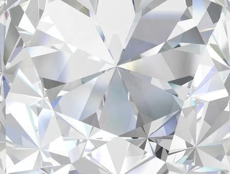 adrium Peinture sur toile 120 x 90 cm : texture réaliste de diamant en gros plan, illustration 3D. (81168756)
